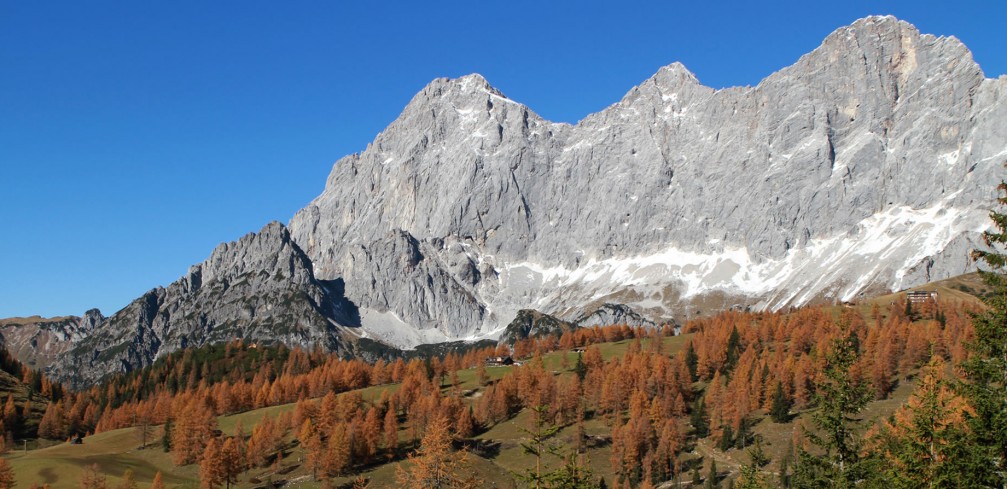Der Dachstein im Herbst - Almenlandschaft